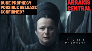 Dune Prophecy Possible Release Date Confirmed [upl. by Claybourne]