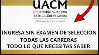 CARRERAS MAS DEMANDADAS UACM 2024 [upl. by Caryl533]