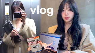 vlog 서울대생 브이로그 5am기상 토익 시험 준비 아침운동 왓츠인마이백 영양제 추천 [upl. by Anrim]