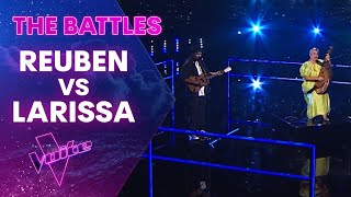 Reuben De Melo amp Larrisa Kovalchuk Sing Leonard Cohens Hallelujah  The Battles  The Voice AU [upl. by Neleag]