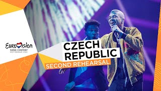 Benny Cristo  omaga  Second Rehearsal  Czech Republic 🇨🇿  Eurovision 2021 [upl. by Alemahs]