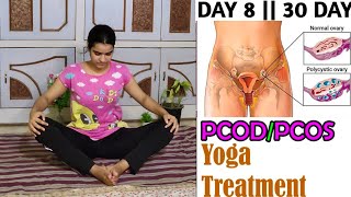 Pcod  Pcos Workout At Home  Yoga For Irregular Periods  PCOD Yoga  Fertility Yoga [upl. by Maguire]