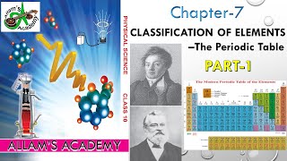 Classification of Elements  The Periodic Table 10th Chemistry Part1 [upl. by Pussej398]