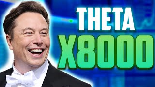 THETA PRICE WILL X8000 HERES WHY  THETA NETWORK PRICE PREDICTIONS 2024 amp NEWS [upl. by Ahsinelg]