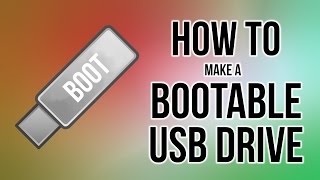 How to create a bootable USB Drive [upl. by Ruthven]