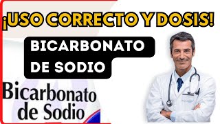 💊 BICARBONATO DE SODIO DOSIS 🤷‍♂️para que SIRVE y COMO tomar Efectos Secundarios [upl. by Janith]