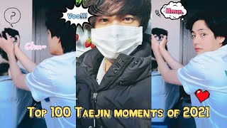 TaejinJinV Top 100 Taejin moments of 2021 [upl. by Annoik415]