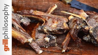 Lamb ribs on charcoal EN subs  Grill philosophy [upl. by Lemra]