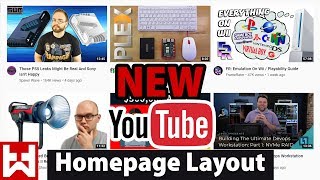 NEW YouTube Homepage Layout 2019  Coming Soon [upl. by Bonnes]