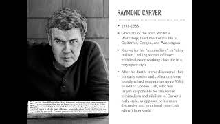 A Lecture on Raymond Carvers quotCathedralquot [upl. by Sternberg363]