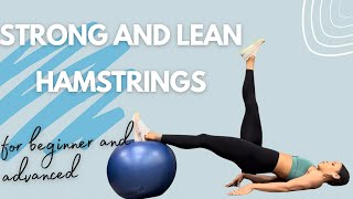 HAMSTRING EXERCISES AT HOME  17 MINUTES STRENGTH ROUTINE [upl. by Imim]