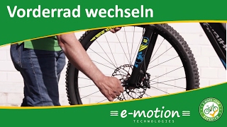 Vorderrad wechseln beim eBike  Pedelec  Wie geht das [upl. by Narruc721]