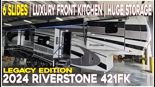 Luxury Front Kitchen 2024 Riverstone 421FK Legacy Edition Fifth Wheel at Couchs RV Nation [upl. by Eecyak]