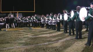 Drumline Throwdown 4  20091120 Football at Grayson [upl. by Cirdor984]