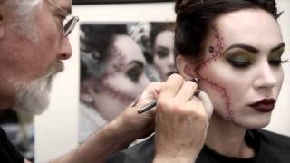 MAC x Rick Baker Monsters Bride Halloween Tutorial  MAC Cosmetics [upl. by Aicilaana]