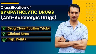 Anti Adrenergic Drugs Pharmacology Part 1  Anti Adrenergic Drugs Classification Tricks [upl. by Higgs490]