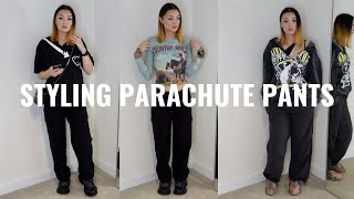 STYLING DIFFERENT PARACHUTE PANTS [upl. by Suoivatram]