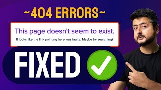 How To Fix 404 Errors on Your Website  A Complete Guide [upl. by Miahc]