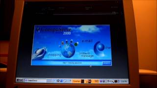 Compuserve 2000 running on Windows 98 in 2012 [upl. by Holton]