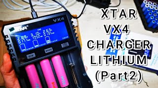 XTAR VX4 la TEST de acumulatori  LITHIUM ION NIMH amp LIION 15V [upl. by Kampmeier323]