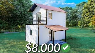 4x7 Meters COZY Small Home  Two Storey Small House Design  1 Bedroom  Best House Design [upl. by Luar]