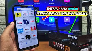 Cara setting dongle wifi di set top box matrix apple [upl. by Nortad807]