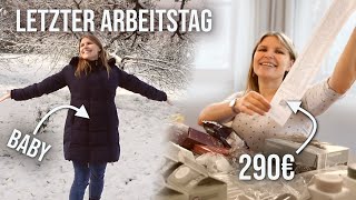 Ab jetzt nur noch Mama mein letzter Arbeitstag  mit XXL Food Haul [upl. by Arretal687]