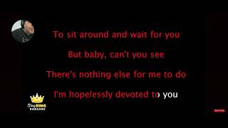 Hopelessly devoted to you karaoke cover [upl. by Patrizia]