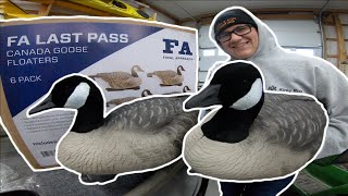 Final Approach LAST PASS Canada Goose Floater Decoys Review [upl. by Notnilc490]