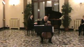 RSTRAUSS SONATA op 6 PACCAGNELLA cello FAGNOCCHI piano PADOVA [upl. by Suehtomit]