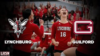 Guilford Quakers vs Lynchburg Hornets Womens Volleyball [upl. by Aliakam]