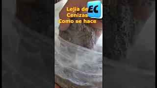 Cómo se hace la lejía de cenizas juntamugre jardin huerta caseros ecologicos recetas [upl. by Coombs960]