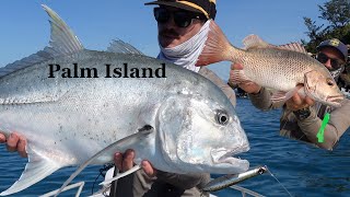 Townsville Palm Island Fishing Mangrove Jacks amp Gts [upl. by Aihsatal]