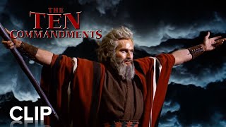 THE TEN COMMANDMENTS  quotParting the Red Seaquot Clip  Paramount Movies [upl. by Gypsy]