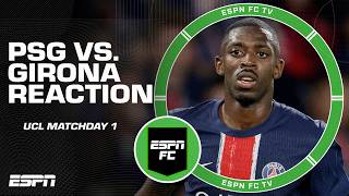 PSG vs Girona Reaction Frank Leboeuf was ‘very disappointed’  ESPN FC [upl. by Granlund]