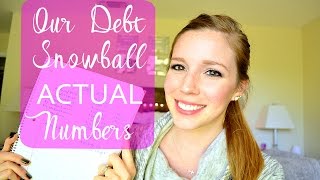 Dave Ramsey Debt Snowball  ACTUAL Numbers  Life With Sarah [upl. by Doak]