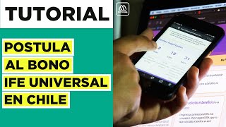 IFE Universal Tutorial para inscribirse y postular al BONO en Chile [upl. by Accem]