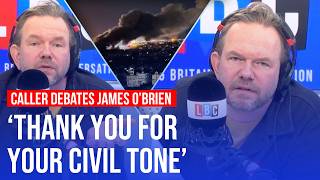 James OBriens lengthy Israel debate ends with LBC caller disagreeing intelligently  LBC [upl. by Lelith]