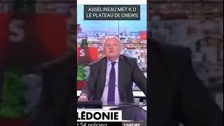 ASSELINEAU MET KO LE PLATEAU DE CNEWS [upl. by Aia]