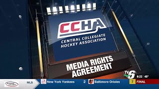 CCHA signs media rights agreement with Midco Sports Plus [upl. by Yearwood]