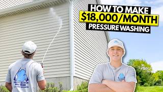 16 Year Old Starts 18KMonth Pressure Washing Business [upl. by Tullus]