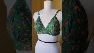 Cotton Padded Bra Cutting  Full video uploaded 😍 sewing sewinghacks [upl. by Eelrac]