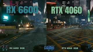 RX 6600 vs RTX 4060  1440p Gaming 2024 [upl. by Bluh140]