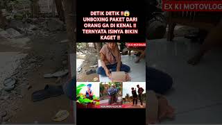 DETIK DETIK 😱 UNBOXING PAKET DARI ORANG GA DI KENAL  TERNYATA ISINYA BIKIN KAGET  feedshorts [upl. by Aicek]