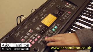 Korg EK50 Style Demo  AampC Hamilton [upl. by Sterrett]