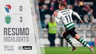 Highlights  Resumo Gil Vicente 03 Sporting Liga 2122 15 [upl. by Chelsea]