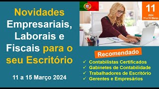 Resumo das Novidades Empresariais Laborais e Fiscais da semana 11 para o seu escritório [upl. by Milton]