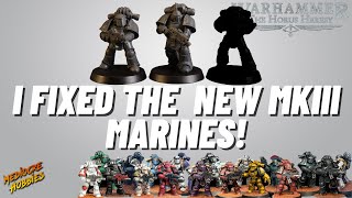 I Fixed the new MK iii Marines for Horus Heresy [upl. by Repip]