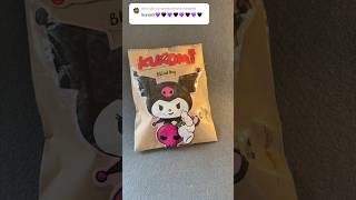 Kuromi blind bag papercraft blindbag kuromi papersquishy sanrio shorts [upl. by Barth842]