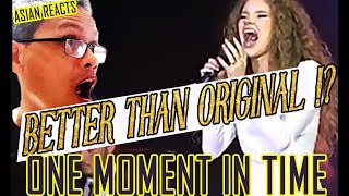 VORONINA VALERIA  ONE MOMENT IN TIME Whitney Houston LIVE  WOW Asian Reacts [upl. by Eceeryt]